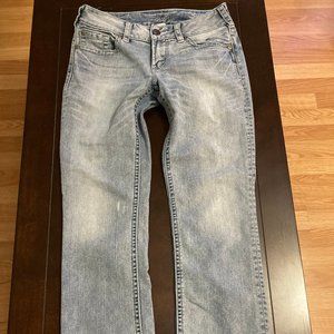 Silver Jeans Suki Capri Size 28